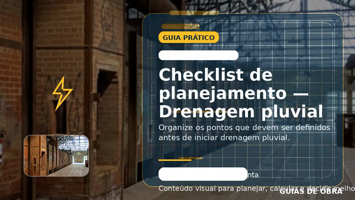 Drenagem pluvial