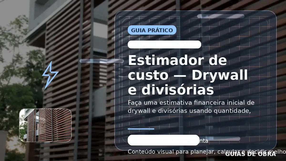 Drywall e divisórias
