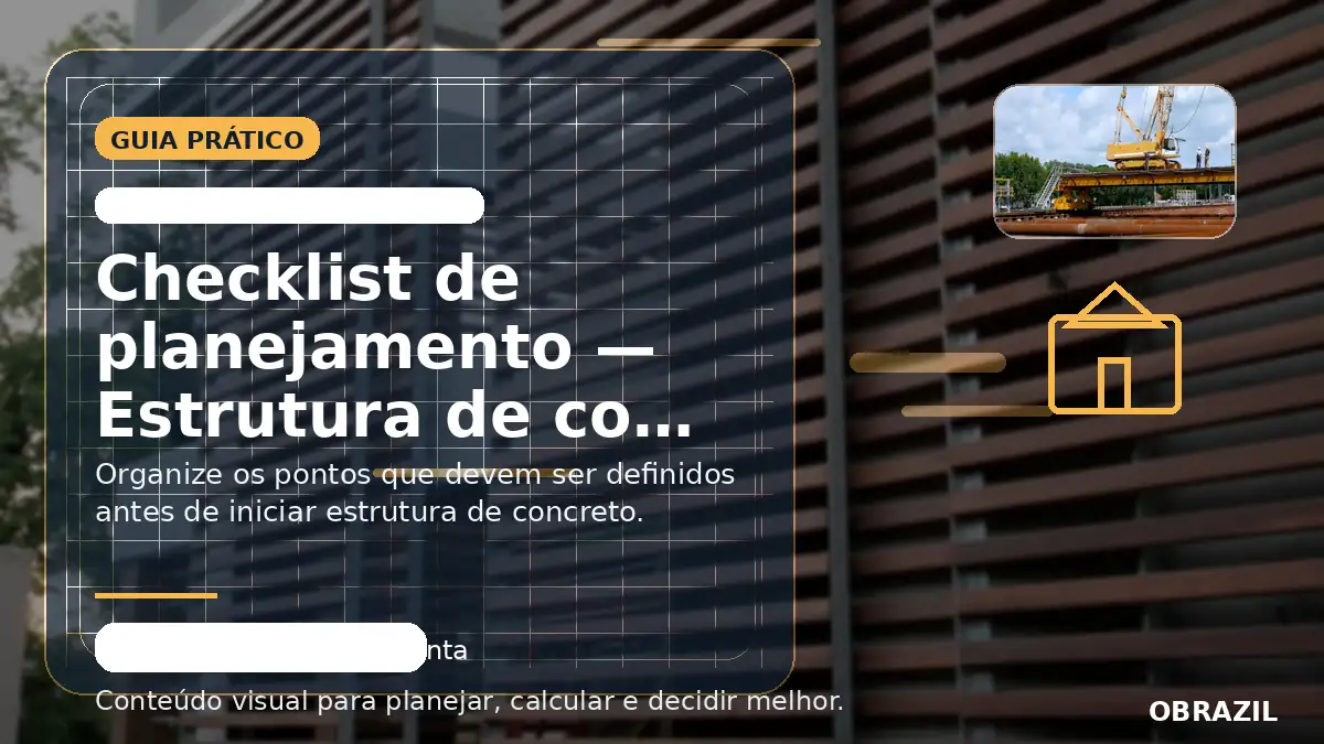 Estrutura de concreto