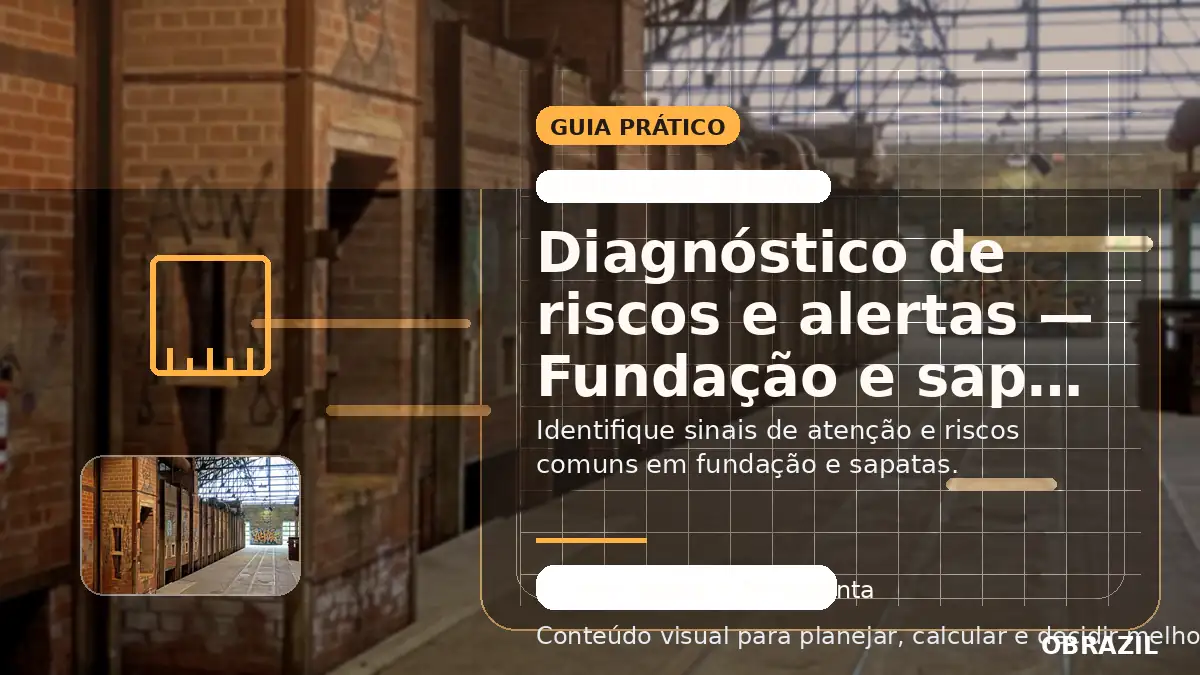 Fundação e sapatas
