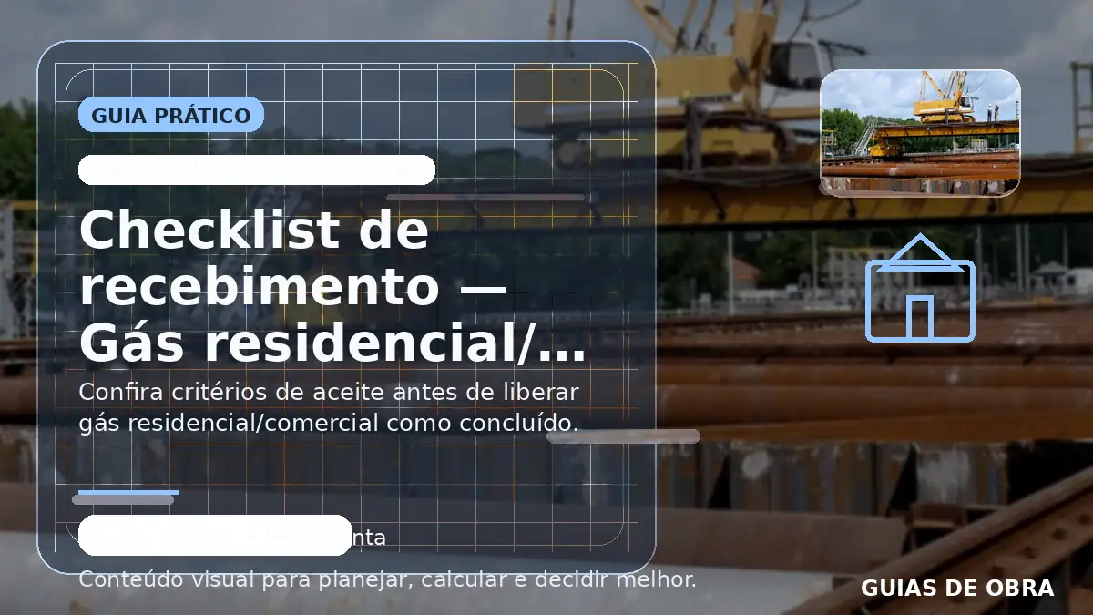 Gás residencial/comercial