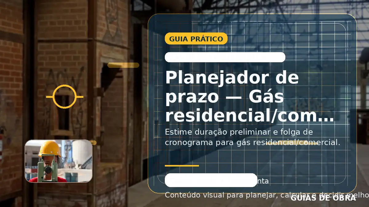 Gás residencial/comercial