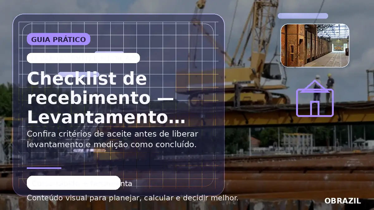 Levantamento e medição