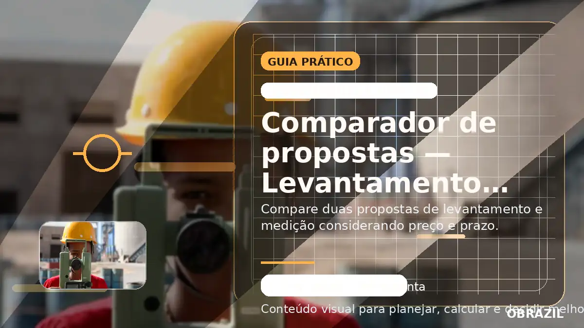 Levantamento e medição