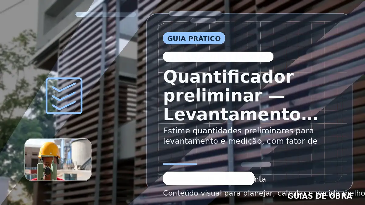 Levantamento e medição