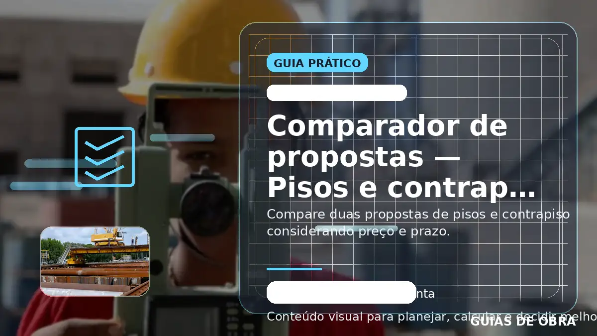 Pisos e contrapiso