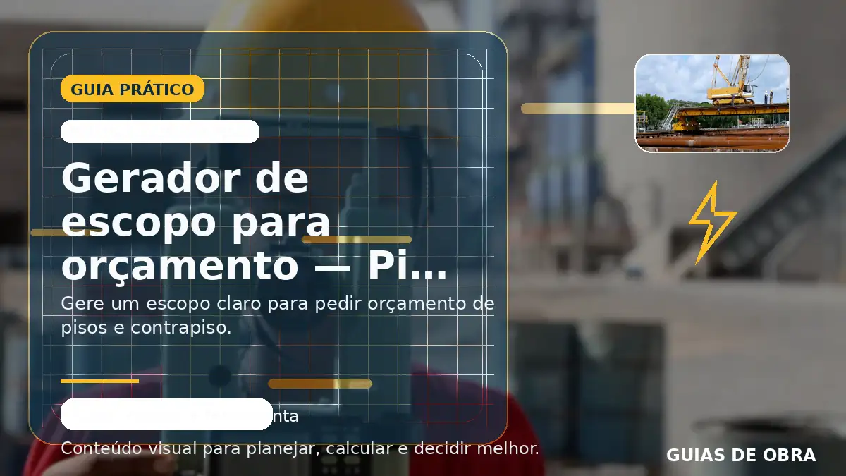 Pisos e contrapiso