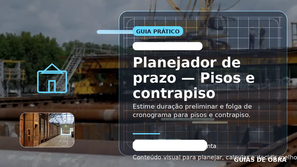 Pisos e contrapiso