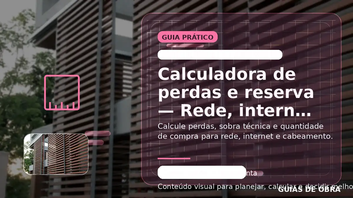 Rede, internet e cabeamento
