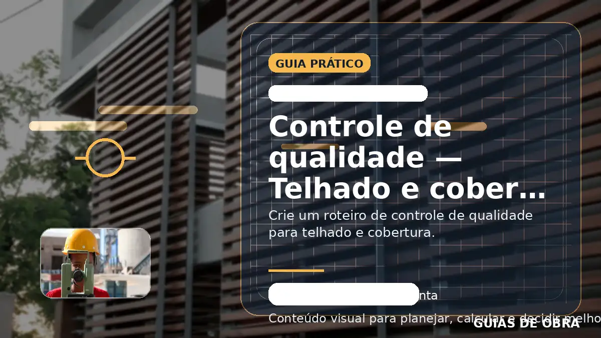 Telhado e cobertura
