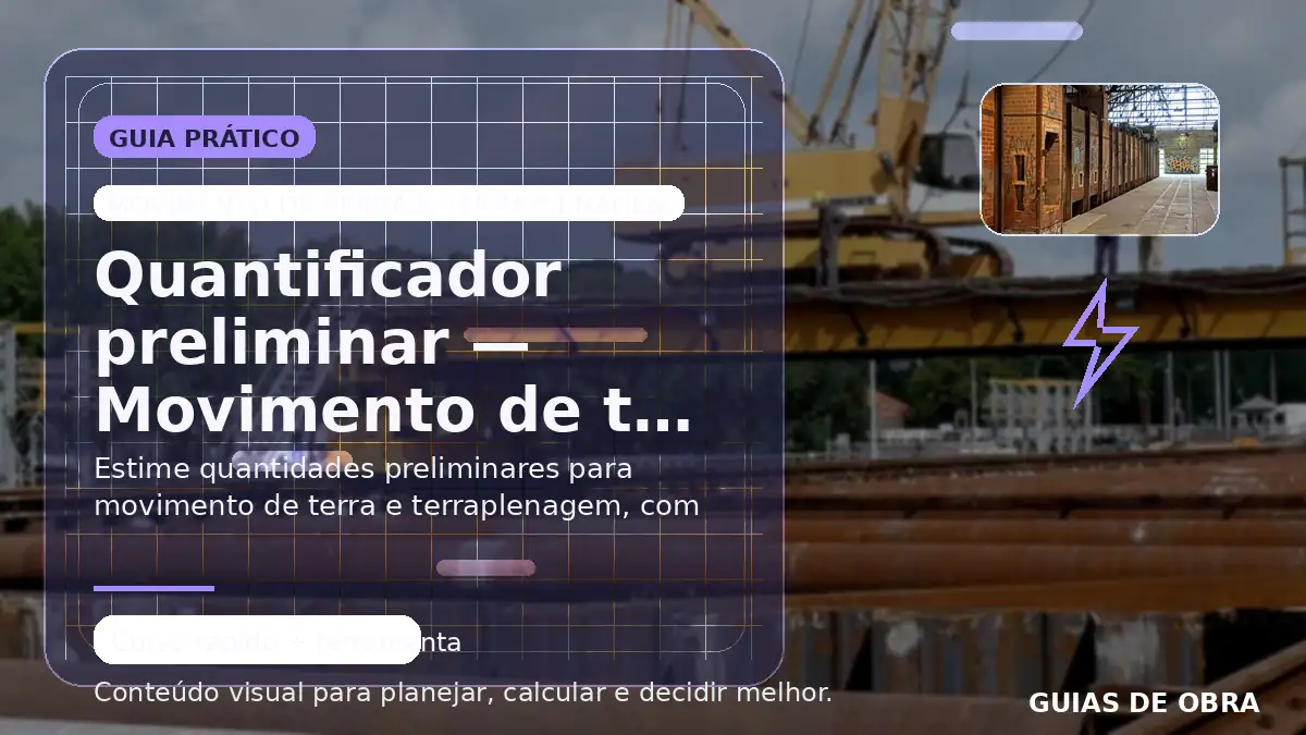 Movimento de terra e terraplenagem