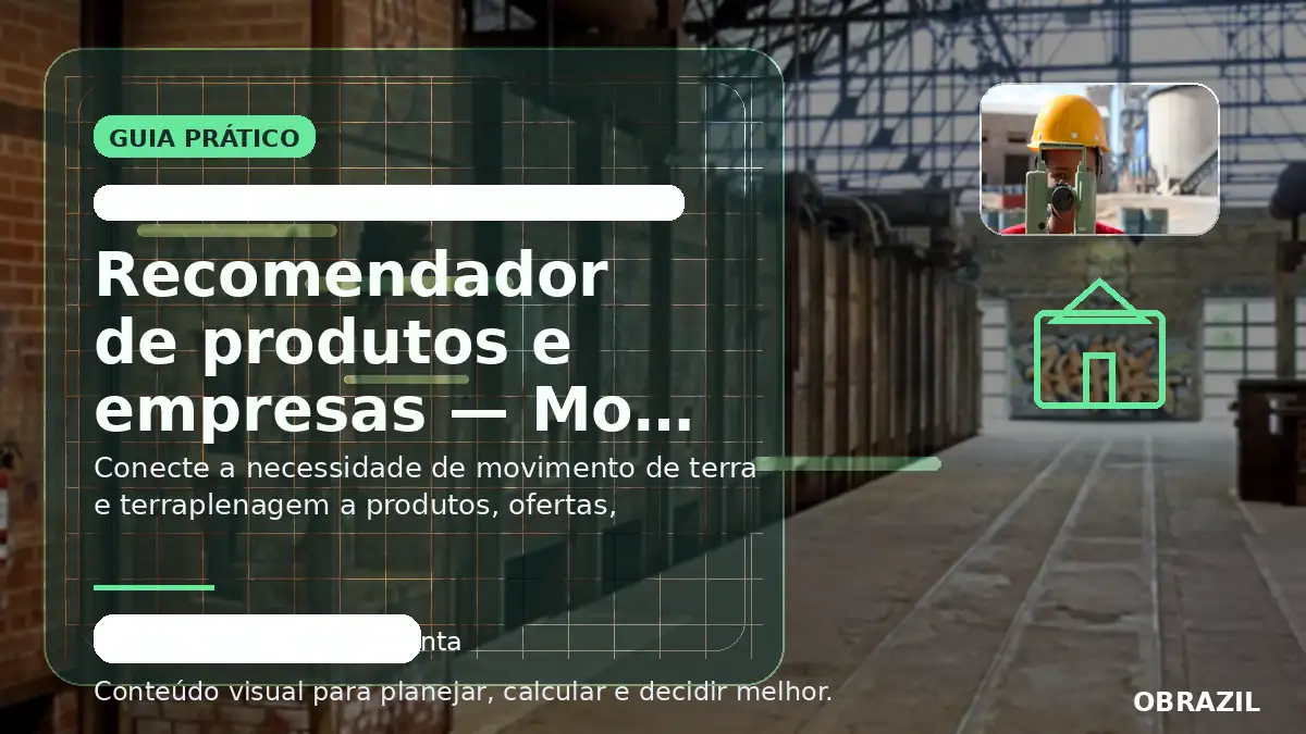 Movimento de terra e terraplenagem
