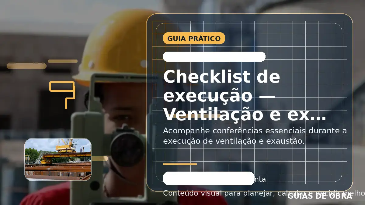 Ventilação e exaustão