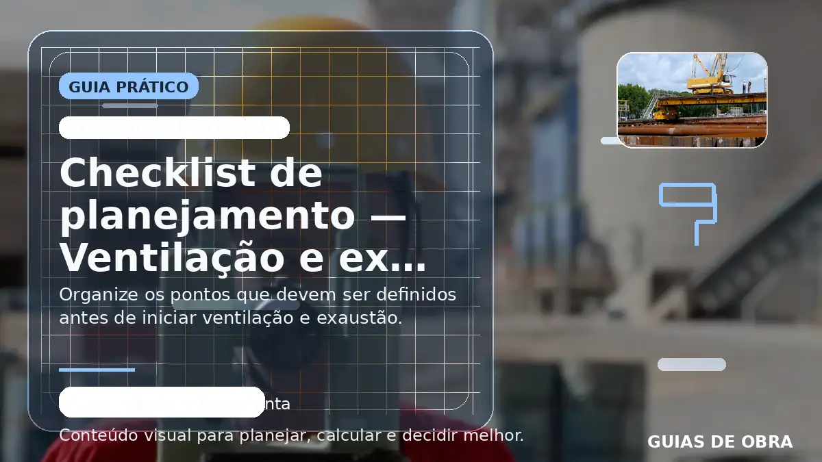 Ventilação e exaustão