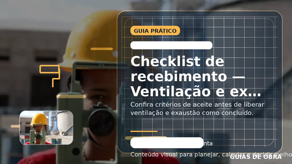 Ventilação e exaustão