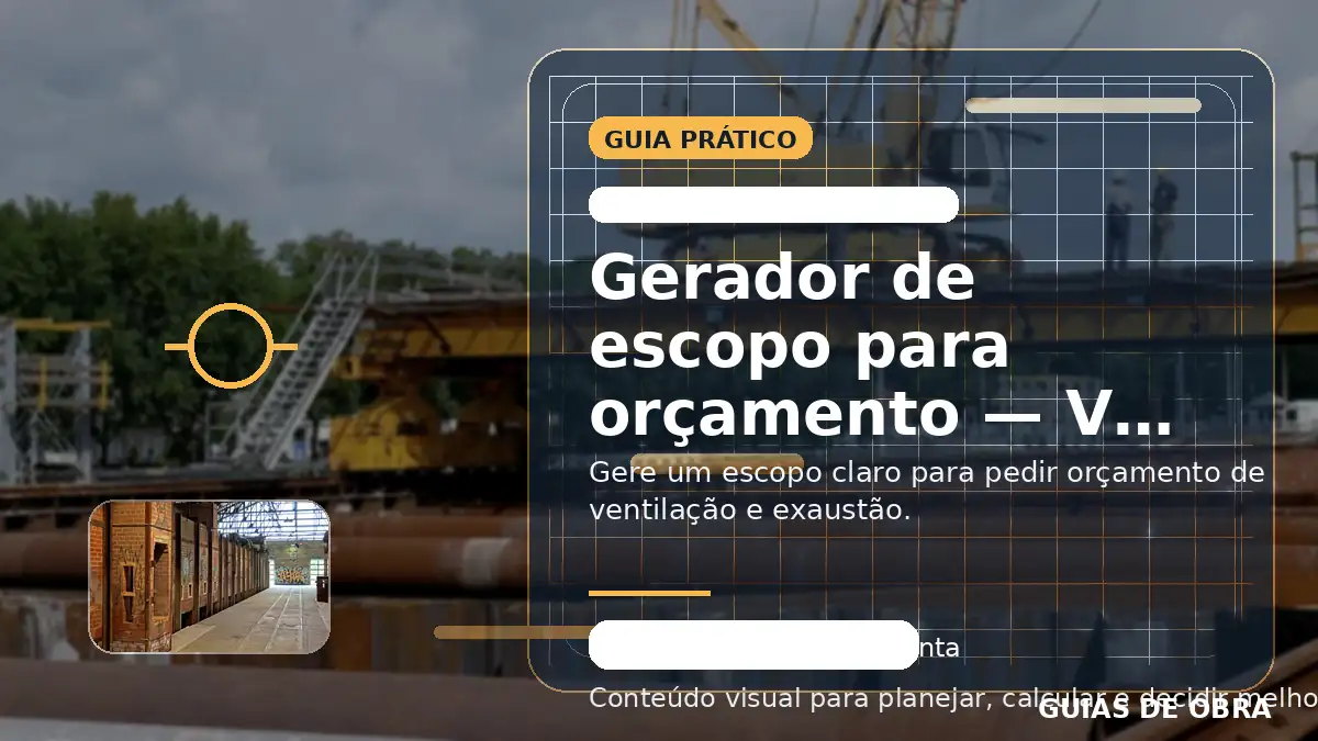 Ventilação e exaustão