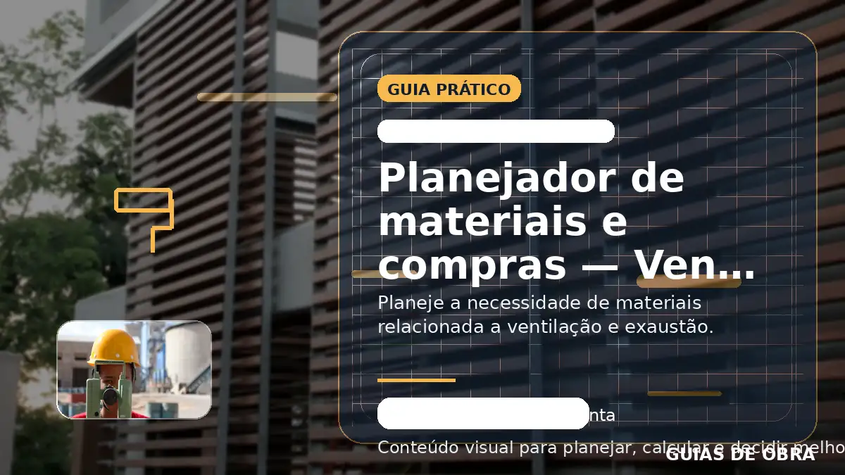 Ventilação e exaustão