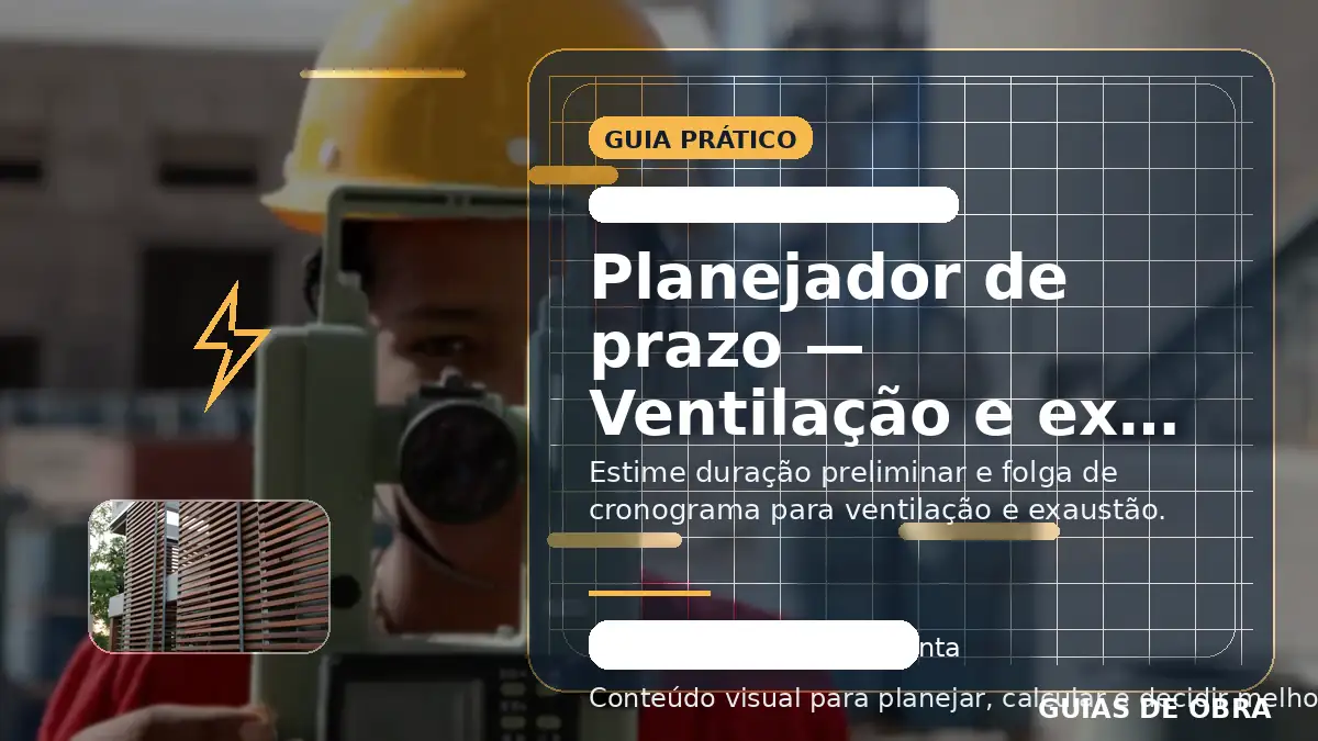 Ventilação e exaustão