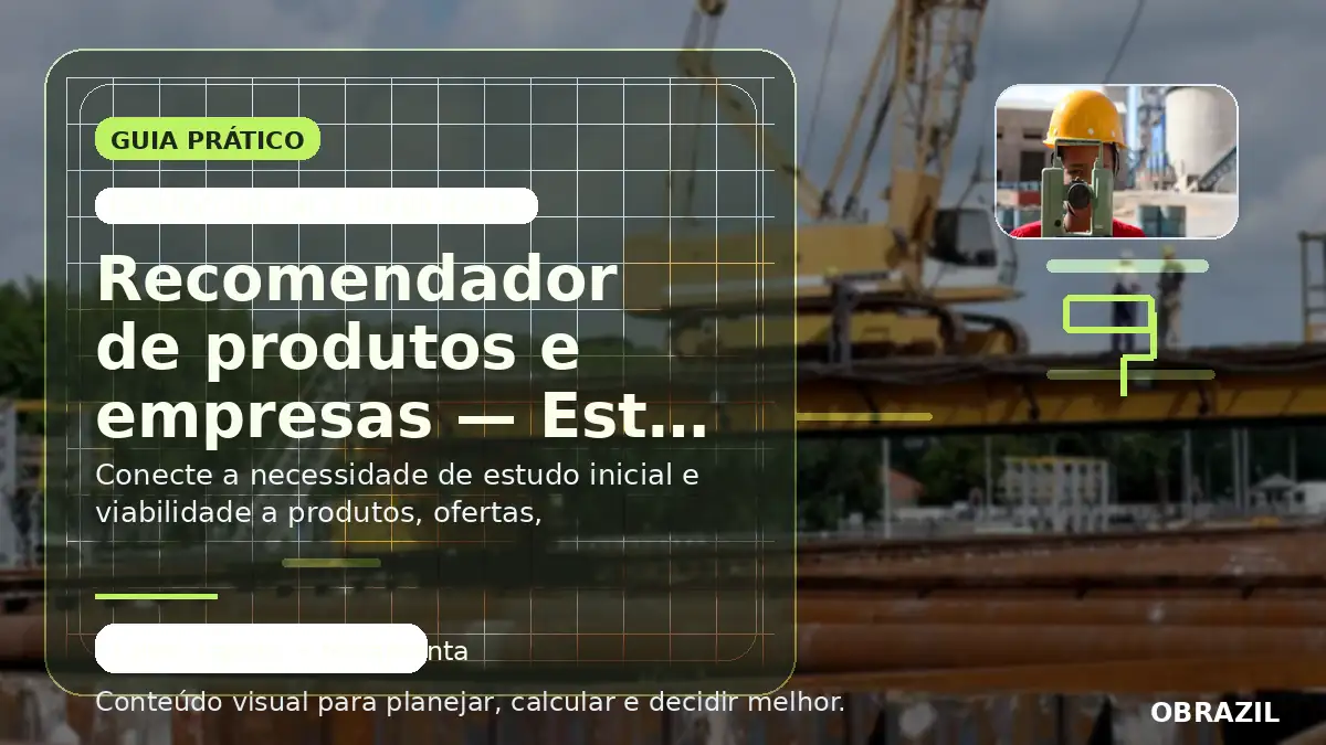 Estudo inicial e viabilidade